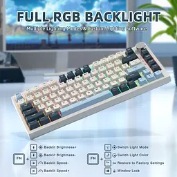 Клавіатура Attack Shark K85 Blueberry (AS-6972792471556-B-UA) [166735] - мініатюра 7