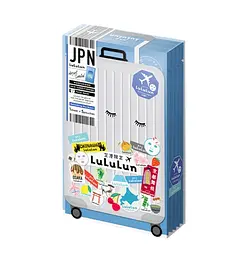 LULULUN Face Mask Airport Refreshing Sky глибоко зволожуюча маска для подорожей, 1 шт х 5 уп
