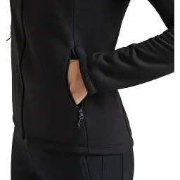 Куртка Montura Fadis Grid Hooded Maglia Woman M Black - мініатюра 8