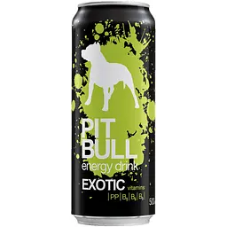 Напій енергетичний Pit Bull Exotic безалкогольний сильногазований 0.5 л з/б