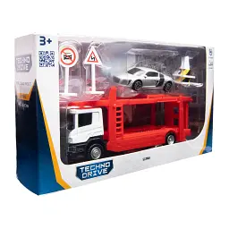 Ігровий набір – АВТОПЕРЕВІЗНИК SCANIA (автоперевізник, машина, аксес.) - мініатюра 6