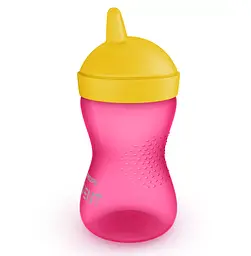 Чашка-непроливайка з твердим носиком Philips Avent 18+ міс. 300 мл рожева (SCF804/04) - мініатюра 3
