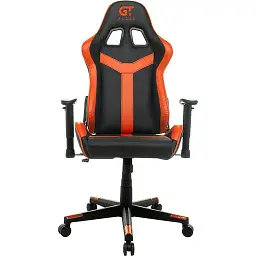 Геймерське крісло GT Racer чорне з помаранчевим (X-2527 Black/Orange)