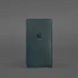 Шкіряний чохол для iPhone 13 Зелений Краст BlankNote - мініатюра 3