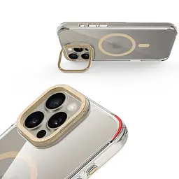 Чохол TPU Space Case Apex with MagSafe для Apple iPhone 16 Pro Max (6.9") Gold - мініатюра 4