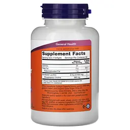 NOW Соняшниковий Лецитин, Sunflower Lecithin - 100 софтгель - мініатюра 2