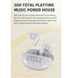 Бездротові навушники Bluetooth Takstar Liberty Gamer LE-100W True Wireless Earbuds - мініатюра 11