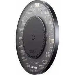 Бездротовий зарядний пристрій Baseus Simple 2 Wireless Charger 15 W with Cable Type-C To Type-C 24 W 12 V 2 A 1 - мініатюра 3