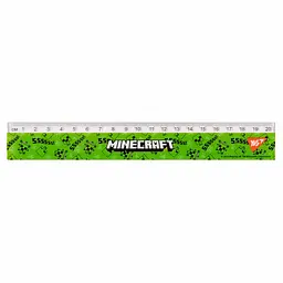 Лінійка пласт. 20см Yes Minecraft 370666(20)(100)