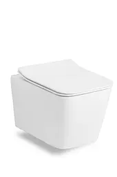 Унітаз підвісний Volle Libra Rimles 13-41-160 з кришкою Soft Close Slim, Білий - мініатюра 4