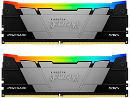 Модуль пам'яті Kingston FURY 32 GB (2x16GB) DDR4 3200 MHz Renegade RGB Black (KF432C16RB12AK2/32)