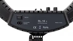 Професійне селфі-кільце LED лампа No Brand RL-18 II 55W USB WiFi Bluetooth 45см із дзеркалом та пультом (1892278394) - мініатюра 3