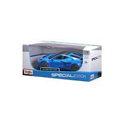 Машинка іграшкова Maisto 2025 Corvette ZR1 Coupe, масштаб 1:18 (31475 blue.met) - мініатюра 8