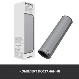 Килимок для мишi Desk Mat Studio Series Mid Grey (956-000052) Logitech teh0022896 - мініатюра 2