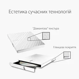 Оптичний привід DVD-RW ASUS SDRW-08D2S-U LITE/WHT/G/AS (90-DQ0436-UA221KZ) - мініатюра 3