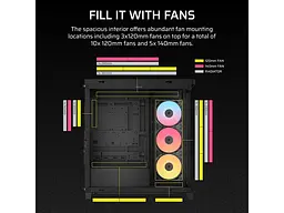 Корпус Corsair Frame 4500X RS-R ARGB Black (CC-9011314-WW) - миниатюра 5
