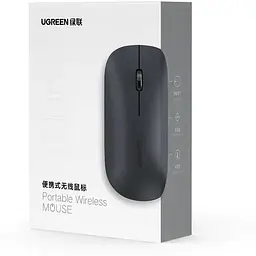 Миша бездротова UGREEN MU001 Portable Wireless Mouse (90372) чорна - мініатюра 5