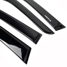 Дефлектори вікон вітровики Daewoo Nexia 1995-2011 Скотч 3M Voron Glass - мініатюра 4