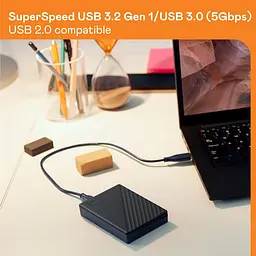 Зовнішній жорсткий диск 2.5" USB 5.0TB WD My Passport Чорний (WDBPKJ0050BBK-WESN) - мініатюра 8