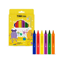 Олівці для малювання у ванній Magic Crayons Tink kids 6 шт - мініатюра 1