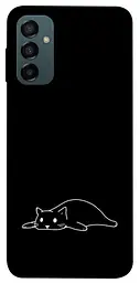 TPU чохол Demsky Lazy cat для Samsung Galaxy M34 5G