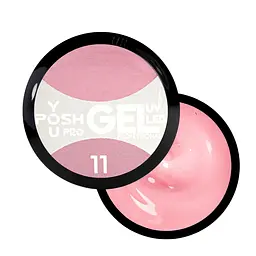 Гель для нарощування нігтів Gel UV/LED однофазний 30 мл YouPOSH, 11 Рожевий