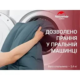 Спальний мішок 3 в 1 Naturehike CR450 CNH22SD011 синій - мініатюра 7