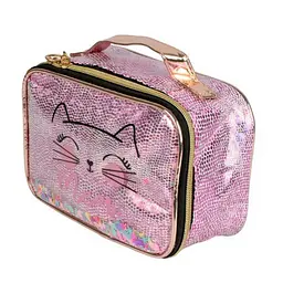 Дитяча косметичка з принтом "Кішка" T21398, 21x13x12 см
