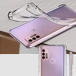 Панель BeCover Anti-Shock для Motorola Moto G10 / G30 Clear (706675) - мініатюра 2