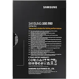 Накопичувач SSD M.2 2280 1TB 980 series Samsung (MZ-V8V1T0BW) - мініатюра 6