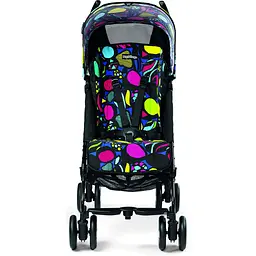Коляска Peg-Perego Pliko Mini Classico Manri, чорна з малюнком (IPKR280035RO01MK01) - мініатюра 3