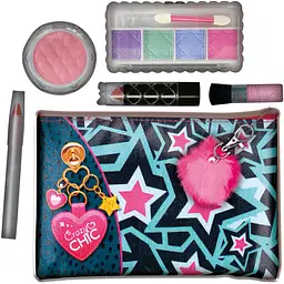 Набір дитячої косметики для макіяжу Clementoni Make Up Pochette Crazy Chic (18697) - мініатюра 2
