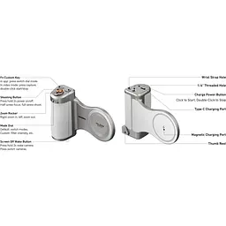 Тримач для смартфона Telesin Magnetic Pro Shot Imaging White (P5-MP-003WH) [168631] - мініатюра 9
