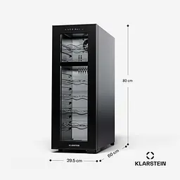 Винний холодильник Klarstein Shiraz 18 Duo (10045297) - мініатюра 6