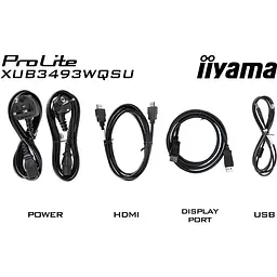 Монітор 34" Iiyama XUB3493WQSU-B6 UWQHD IPS 120 Hz (XUB3493WQSU-B6) - мініатюра 12