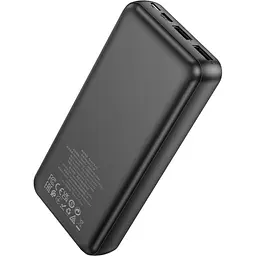 Зовнішній акумулятор Hoco J123A Element 20000mAh 22.5W Black (612067) [158581] - мініатюра 4