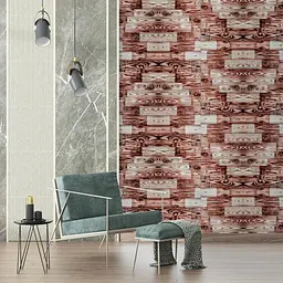 Панель стінова Sticker Wall 700х700х3мм Червоне дерево SW-00001896 - мініатюра 5