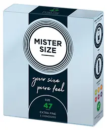 Презервативи Mister Size 47 прозорий 3 шт.