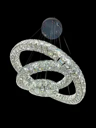 Люстра Linisoln 8282 хрустальна 60см LED 70Вт регулююча висота - мініатюра 4