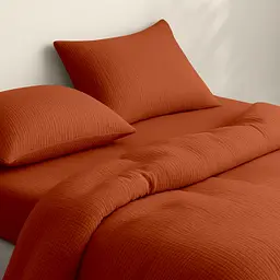 Муслінове покривало Cosas Terrakot 110х140 см (25MuslinPled_Terrakot_110x140) - мініатюра 5