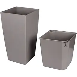 Вазон Plastkon Eliot Stone 25x46 см сірий - мініатюра 2