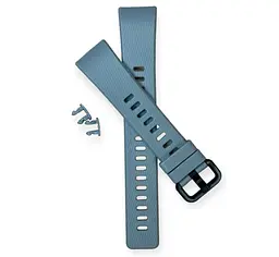 Силіконовий ремінець Primo для фітнес-браслета Huawei Honor Band 4/5 Grey - мініатюра 2