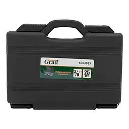 Набір насадок торцевих Grad 3/8" в кейсі 25 шт (TR6003085) - мініатюра 5