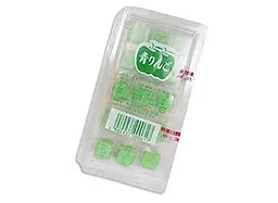 Японські жувальні цукерки Kyoushin Green Apple Mochi Candy 15г - мініатюра 4