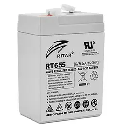 Батарея до ДБЖ Ritar AGM (RT655), 6V-5.5Ah (RT655)