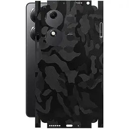 Защитная пленка StatusSKIN для Xiaomi Redmi Note 13 Pro 4G Корпус Винил Камуфляж черный