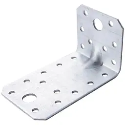 Кутник меблевий перфорований з ребром Apro 90 x 50 x 55 x 2 мм (в упаковці 10 шт.)