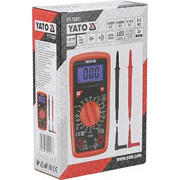 Мультиметр Yato з LCD-дисплеєм і провідниковими контактами (YT-73081) - мініатюра 5