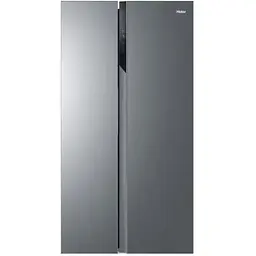 Холодильник Haier SBS, 177.5x90.8х64.7, холод.відд.-337л, мороз.відд.-177л, 2дв., А++, NF, інв., дисплей, сріблястий