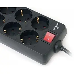Мережевий фільтр живлення REAL-EL REAL-EL RS-8 PROTECT, 1.8m, black (EL122300021) - мініатюра 6